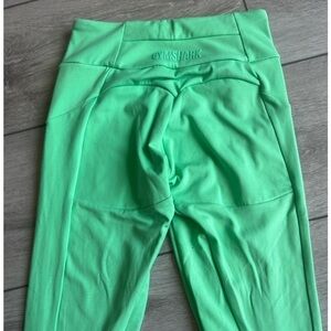 Gymshark butt shaping bright mint athletic leggings size xs